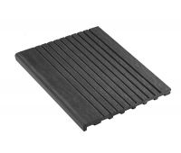 Ступень полнотелая из ДПК Step Графит Ступень полнотелая из ДПК Step Графит