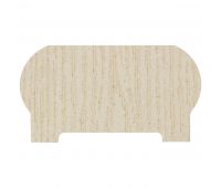 Заглушка торцевая для перил ДПК 95х50 Слоновая кость Заглушка торцевая для перил ДПК 95х50 Слоновая кость