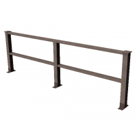 Декоративные ограждения ДПК " Ковбойская изгородь", Венге, шлифованное Декоративные ограждения ДПК " Ковбойская изгородь", Венге, шлифованное