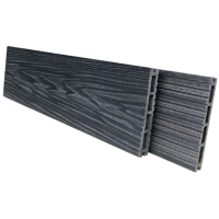 Террасная доска Comfort 3D тиснение + вельвет Графит