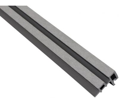 Угловой элемент ДПК для панели шлифованный Серый от производителя  OutDoor по цене 717 р