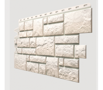Фасадные панели (цокольный сайдинг) , Burg (камень), Weibburg Белый от производителя  Docke по цене 577 р