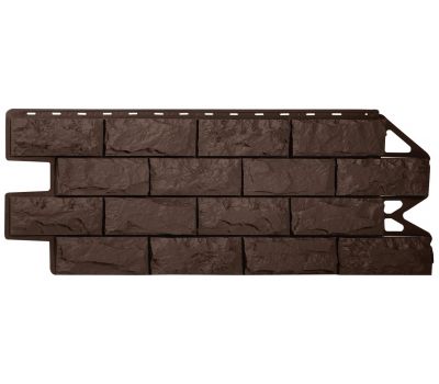 Фасадные панели Фагот ЭКО Коричневый от производителя  Альта-профиль по цене 595 р