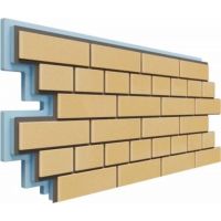 Фасадная термопанель Кирпич 40 мм - Жёлтый Фасадная термопанель Кирпич 40 мм - Жёлтый