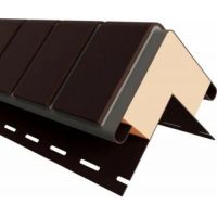 Угол к Фасадным Термопанелям Наружный Кирпич 20 мм Коричневый Угол к Фасадным Термопанелям Наружный Кирпич 20 мм Коричневый