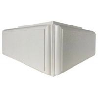 Термоугол Наружный Дагестанский Камень 400 мм Белый