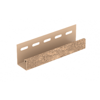 J-планка Стоун-хаус Кирпич Бежевый