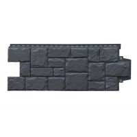 Фасадные панели Стандарт Крупный камень Графит Фасадные панели Стандарт Крупный камень Графит