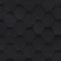 Гибкая черепица, коллекция Оптима – Чёрный Гибкая черепица, коллекция Оптима – Чёрный