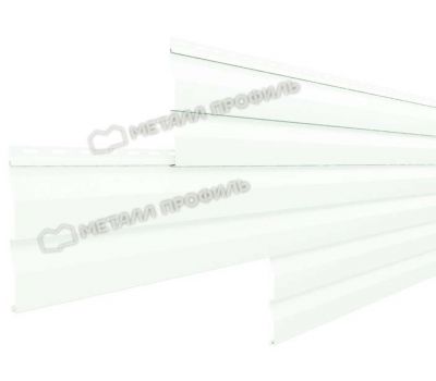Металлический сайдинг МП СК-14х226 (ПЭ-01-9003-0.5) Белый от производителя  Металл Профиль по цене 754 р