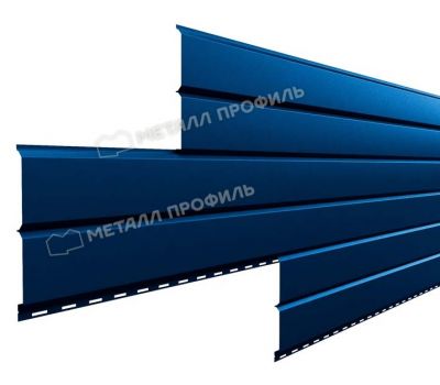 Металлический сайдинг Lбрус-15х240 (PURMAN-20-Citrine-0.5) Темно-синий от производителя  Металл Профиль по цене 1 300 р