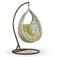 Подвесное кресло из искусственного ротанга N886-W71 White Подвесное кресло из искусственного ротанга N886-W71 White