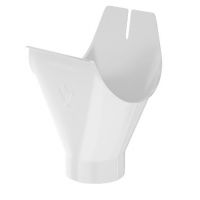 Воронка желоба RR 20 Мраморно-белый 125/90 Воронка желоба RR 20 Мраморно-белый 125/90