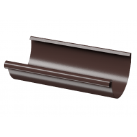 Водосточный желоб 3 м ШОКОЛАД (RAL 8019) Водосточный желоб 3 м ШОКОЛАД (RAL 8019)